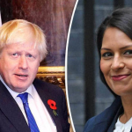 Boris Johnson (Left) and Priti Patel (Right)