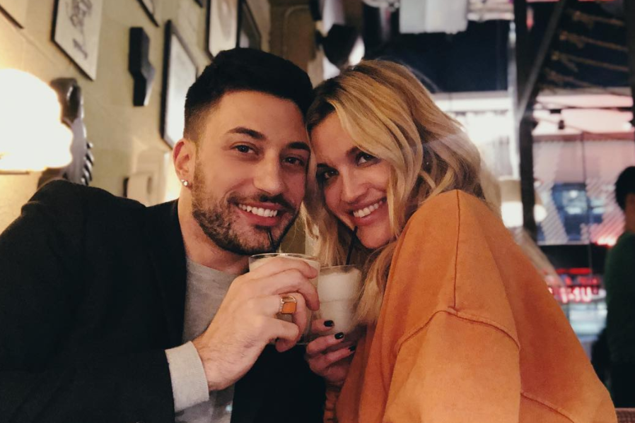 Giovanni Pernice with her ex-girlfriend, Ashley Roberts