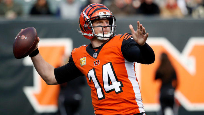 Andy Dalton, a famous football quarterback