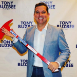 Tony Buzbee Holding Axe