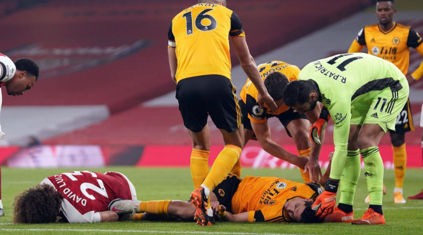 Wolves' Raul Jimenez is recovering in hospital after fracturing his skull