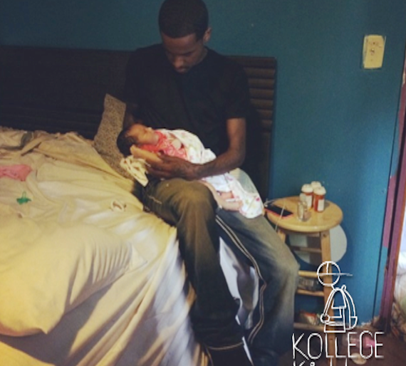 Lil Reese and his daughter