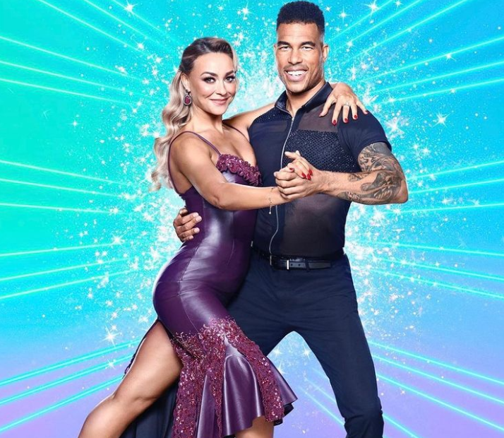 Jason Bell and Luba Mushtuk in Strictly Come Dancing