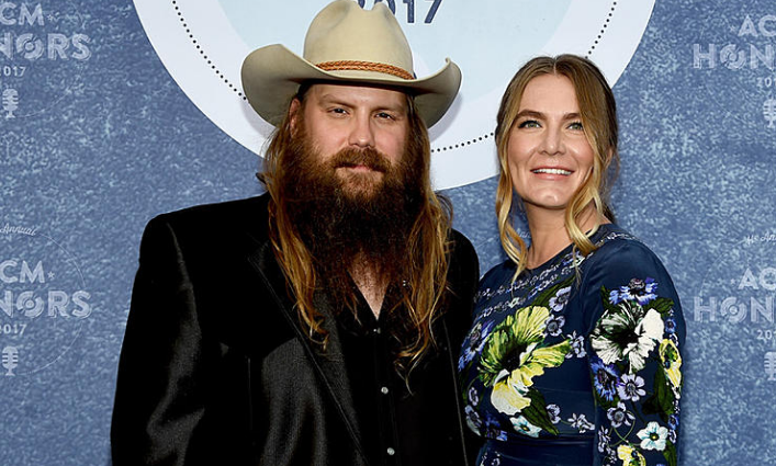 Christopher With His Wife Morgane Stapleton