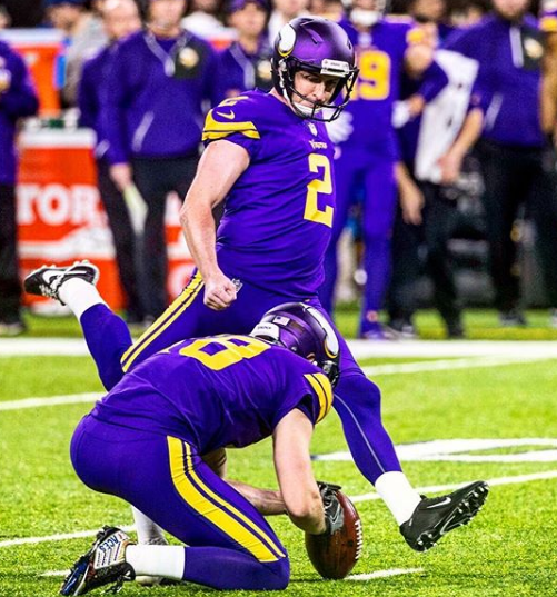 Kai Forbath's Position To Shoot The Ball