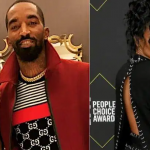 J.R Smith With His Wife (Left) And Candice Patton (Right)