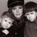 Kirsty MacColl With Her Child