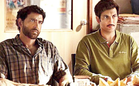 Nandish Sandhu With His Favorite Actor Hrithik Roshan In The Movie Super 30