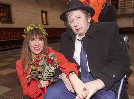 Shane MacGowan With His Wife