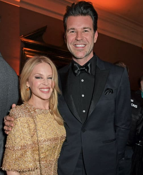 Kylie Minogue and Paul Solomons