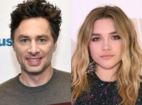 Zach Braff (Left) and Florence Pugh (Right)