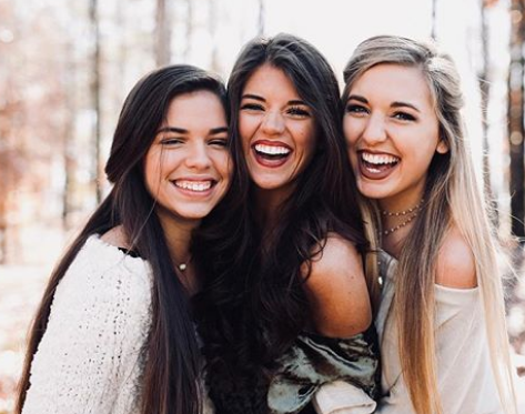 Madison With Her Sisters