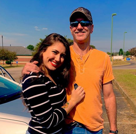 Alexis Eddy With Her Father