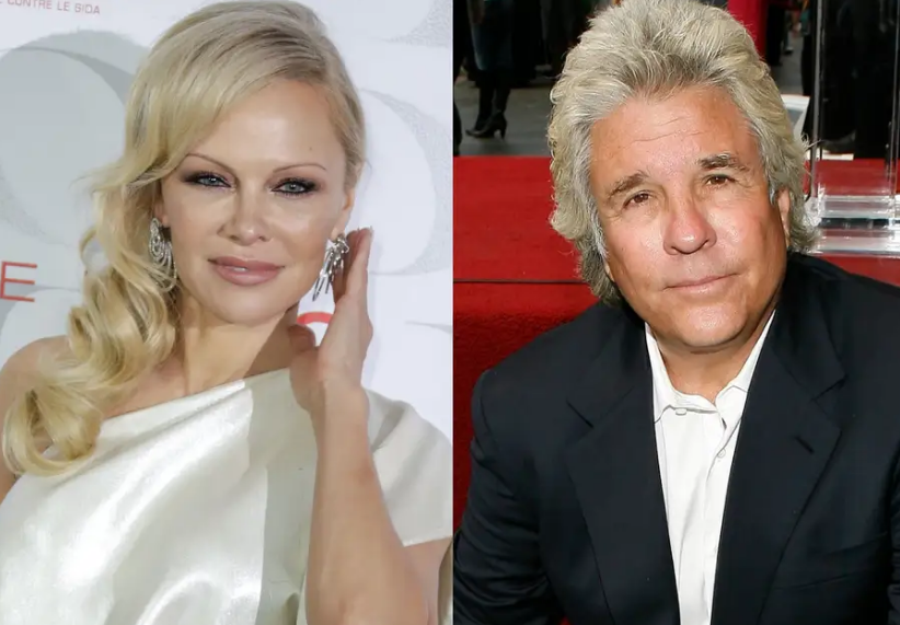 Jon Peters (Right) and Pamela Anderson (Left)