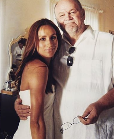 Thomas Markle With Her Daughter Meghan Markle