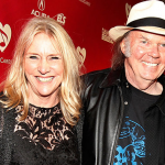 Neil Young With His Ex Wife Pegi Young