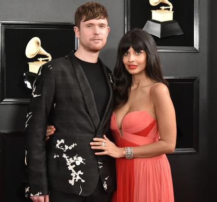 Jameela Jamil With Her boyfriend James Blake