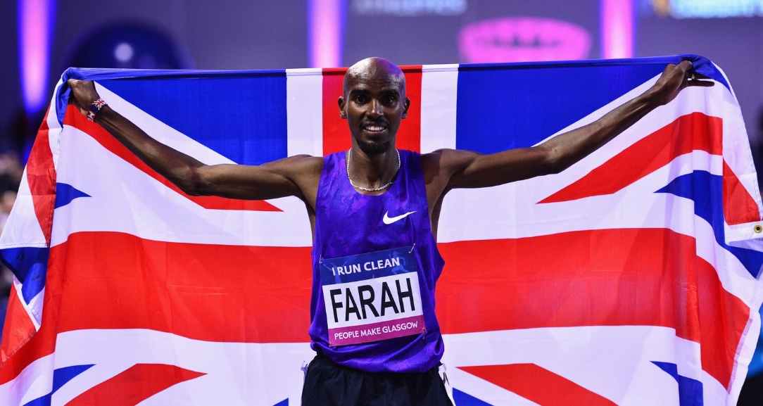 Somalian Distance Runner, Mo Farah