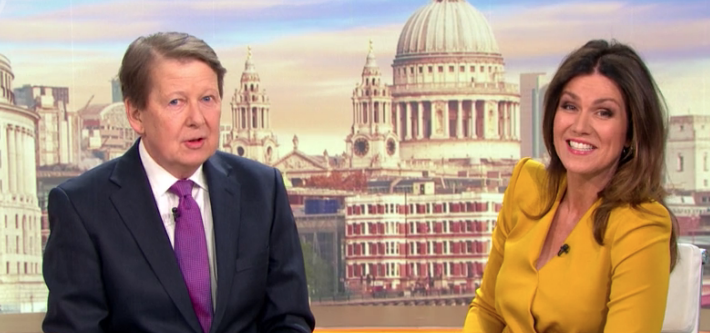 Bill Turnbull Reunited With Susanna Reid on GMB