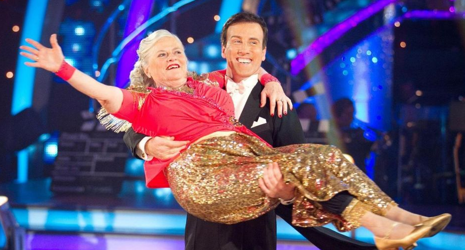 Anton du Beke With Ann Widdecombe