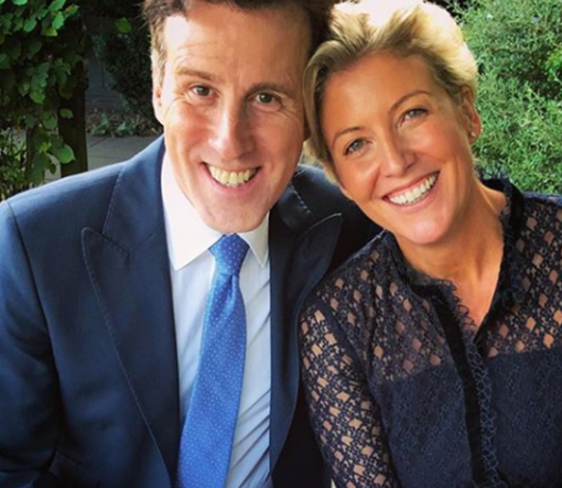 Anton du Beke With His Wife Hannah Summers