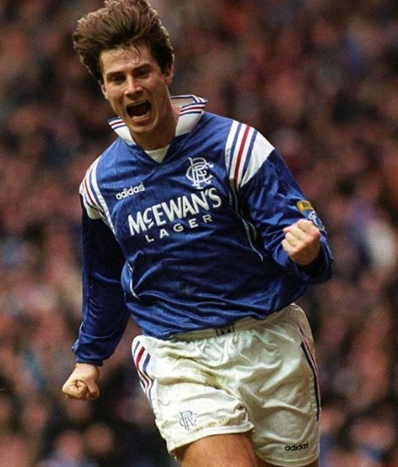 Brian Laudrup Celebrating After A Goal