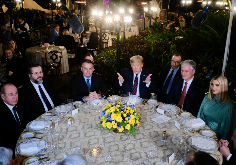 Jair Bolsonaro With Trump And Other Presidents