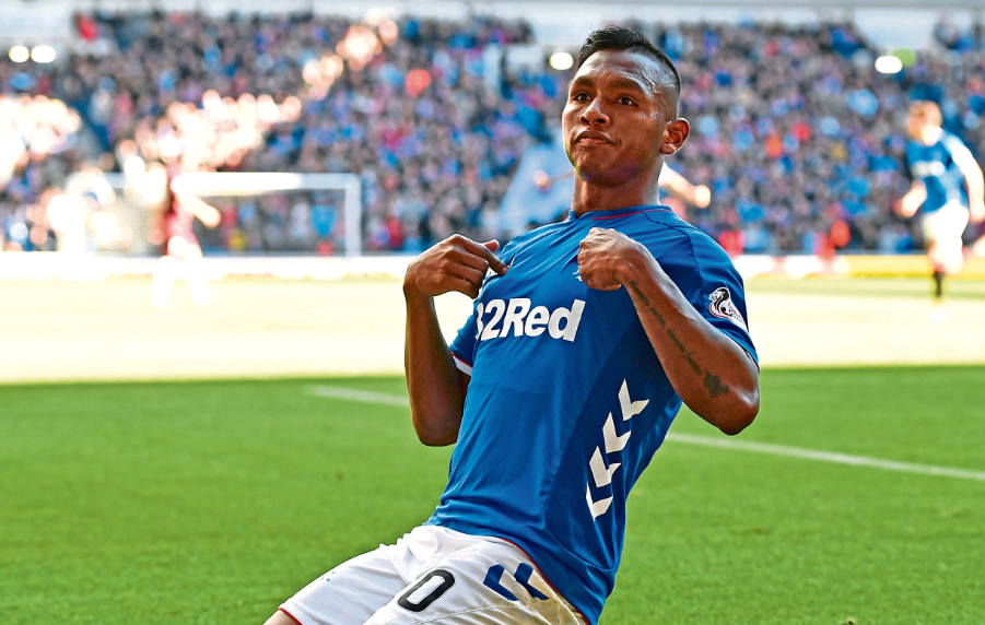 Alfredo Morelos After A Goal