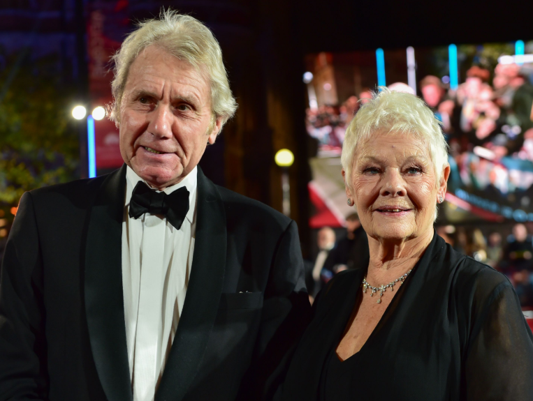 Judi Dench With Davis (boyfriend of Judi)