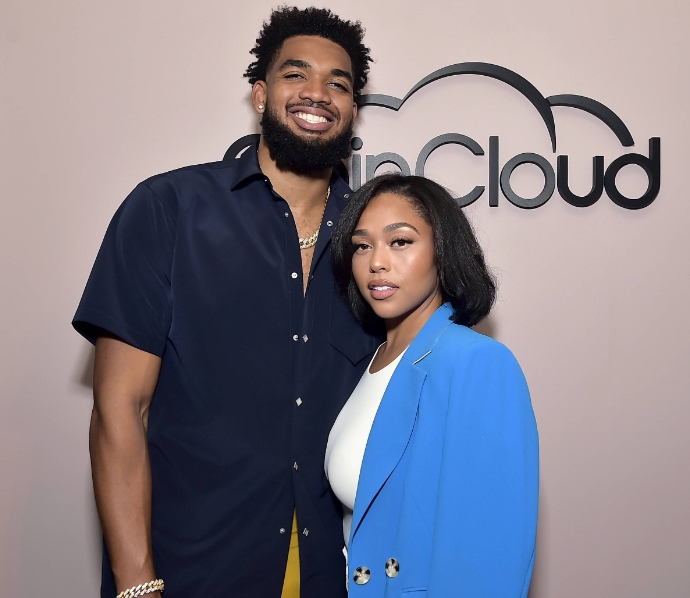 Karl-Anthony Towns and his beautiful girlfriend, Jordyn Woods