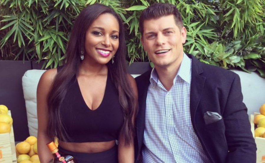 Brandi Rhodes With Her Husband, Cody