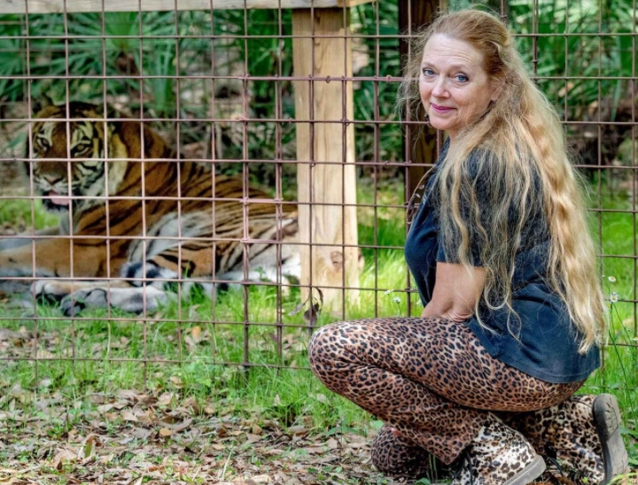 Carole Baskin. a big-cat rights activist