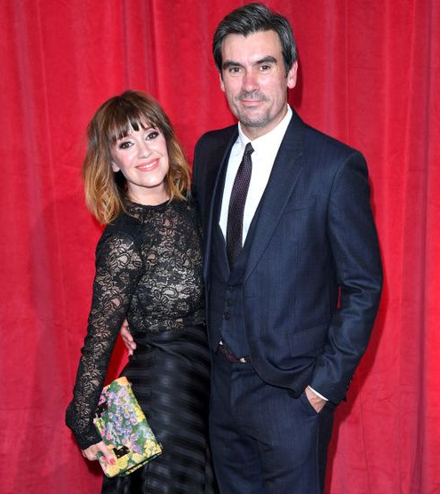 Zoe Henry with Her Husband Jeff Hordley