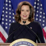 Gretchen Whitmer, a member of the Democratic Party
