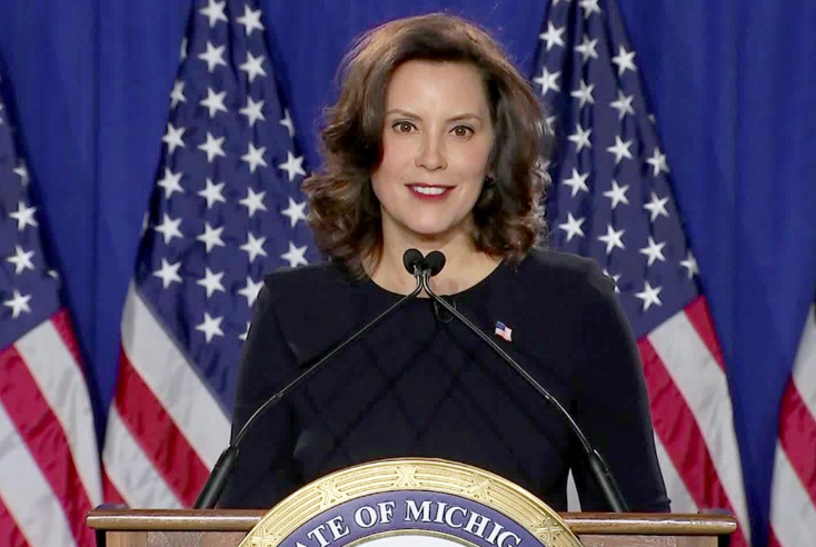 Gretchen Whitmer, a member of the Democratic Party