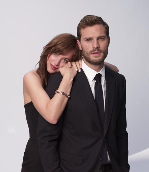 Jamie Dornan appeared alonsgside, Dakota Johnson in the film 'Fifty Shades Of Grey'