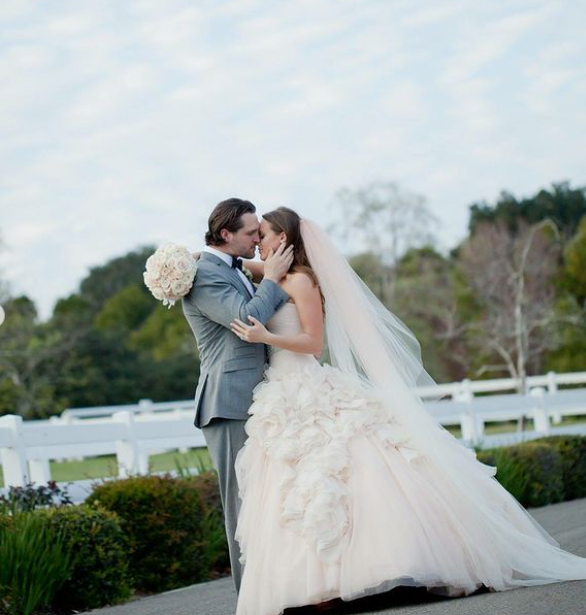 Wedding Picture of Kara and her husband, Kyle