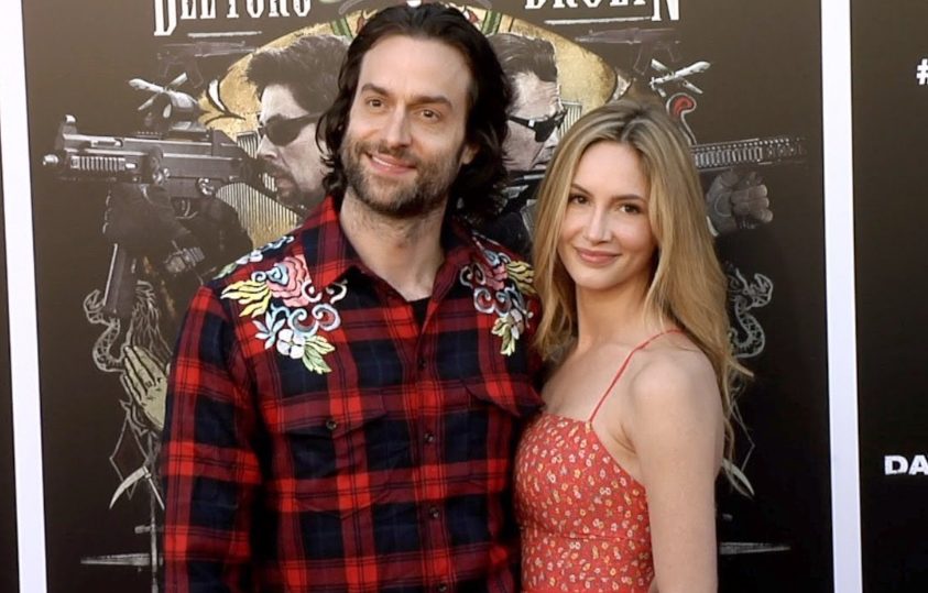 Chris D'Elia with his girlfriend, Kristin Taylor.