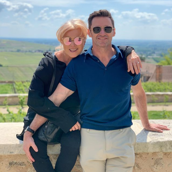 Hugh Jackman with his wife, Deborra-Lee Furness