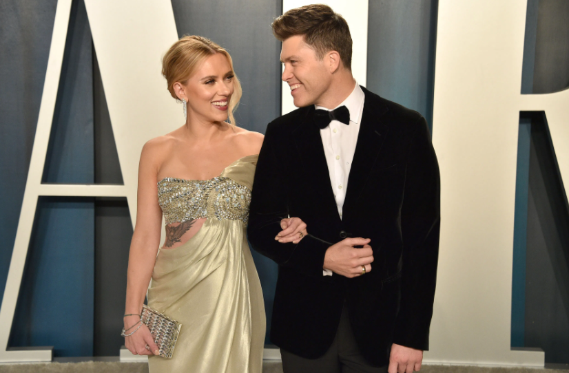 Scarlett Johansson And Colin Jost