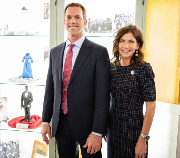 Kristi Noem and her husband, Bryon Noem