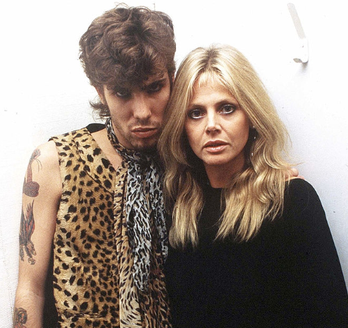 Britt Ekland with her ex-husband Slim Jim Phantom