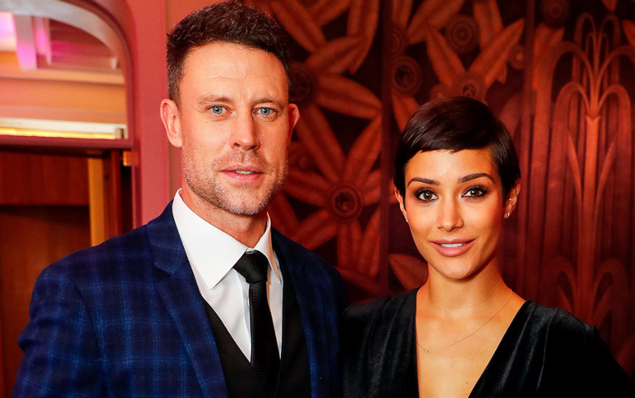 Frankie Bridge with her husband, Wayne Bridge