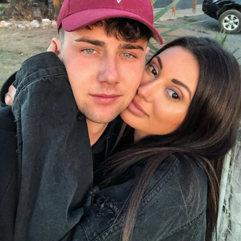Harry Jowsey with his ex-girlfriend, Francesca Farago