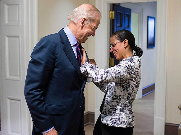 Susan Rice and Joe Biden