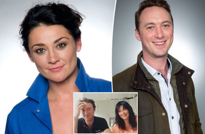 Natalie J. Robb with her present boyfriend Johnny McPherson