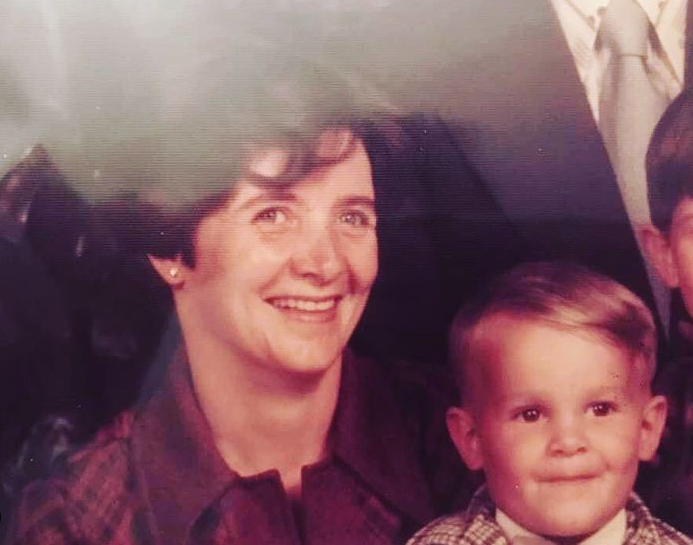 Bryan Baeumler with his mom, Colleen