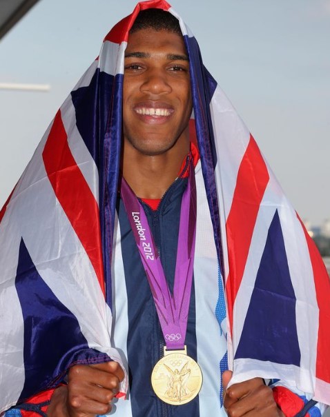 Anthony Joshua medal