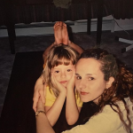 Larissa Dias with her mother