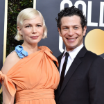 Thomas Kail with his wife, Michelle Williams